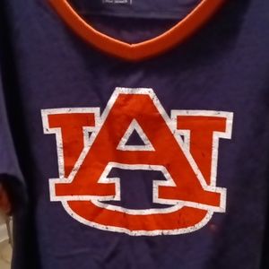 FINAL PRICE EMERSON STREET collegiate Auburn navy/orange/white t-shirt  XL